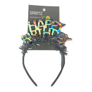 GOH Headband Party Tiara Light Silver - Spritz